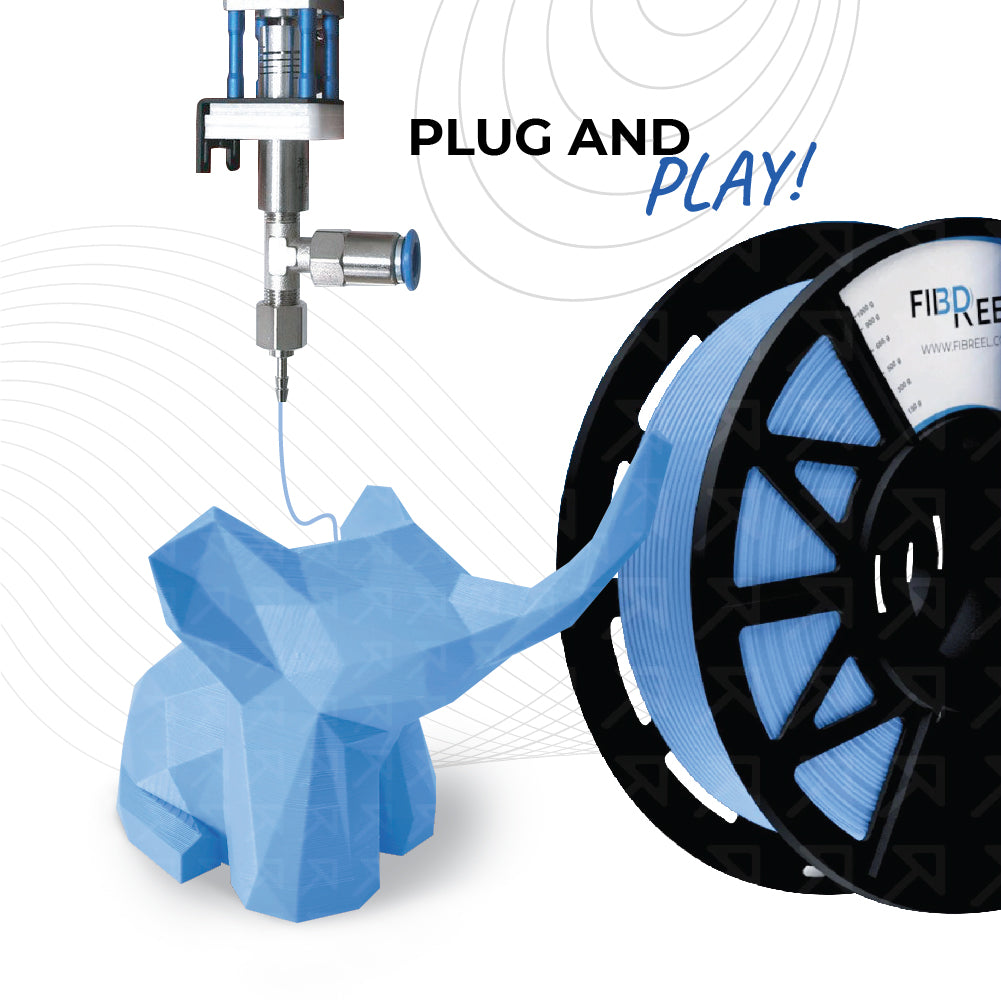 Translucent Blue MH Build Series PETG Filament - 1.75mm (1kg)