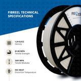 FibReel <br>Pearl White Premium fab PLA